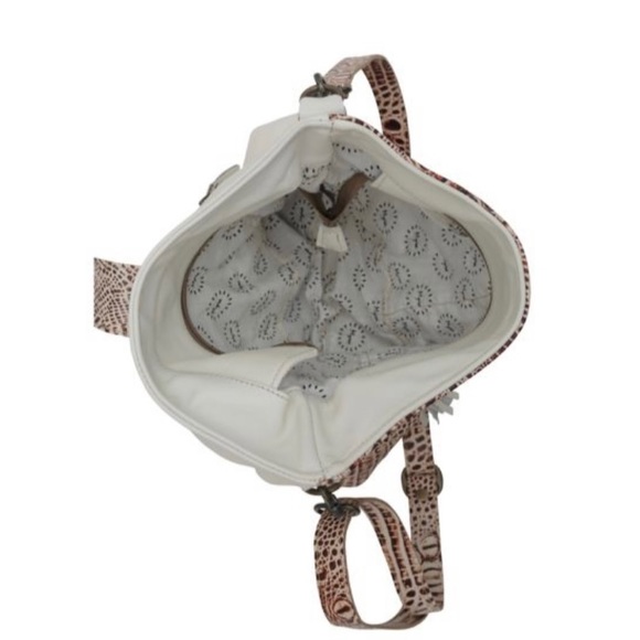 Myra Smokey Leather Cowhide shoulder Bag - Picture 6 of 10